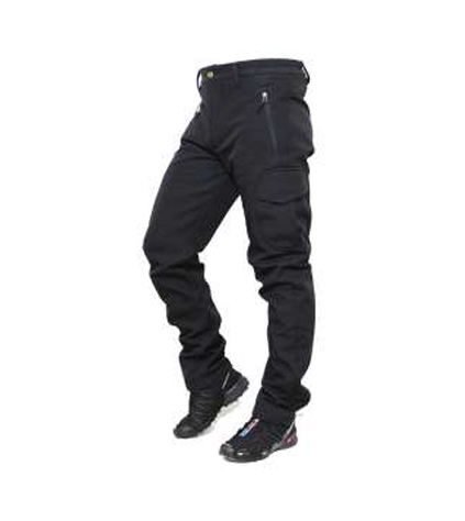 Softshell Zipper Kargo Cepli Kışlık Pantolon